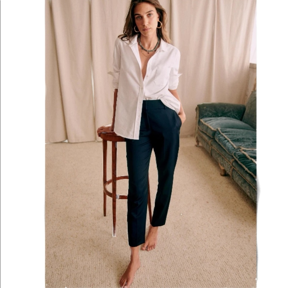 Sezane GUSTAVO TROUSERS Black Size 36
